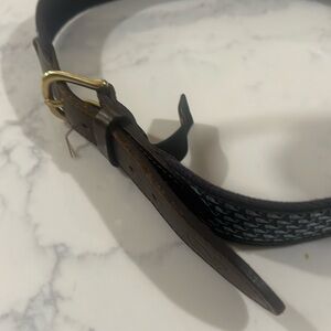 Vineyard Vines Whale Canvas Belt - Blue - Size 30